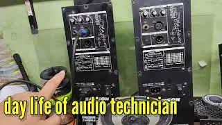 The daily life of electronic technician