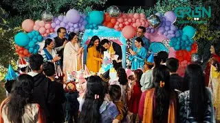 Birthday Celebration 🥰💖 Pamaal | Saba Qamar - Usman Mukhtar | Green TV