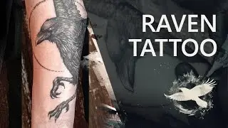 Raven Tattoo TIMELAPSE