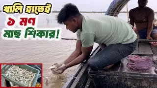 খালি হাতেই মাছ শিকার! | Barehand Fishing in Padma River