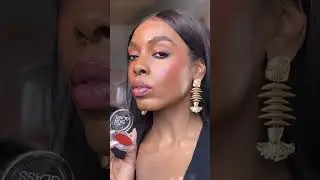 Blush swatches on brown skin. Made by SkinGlass, a woman/poc brand. Gifted with zero obligation .