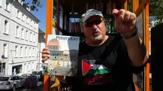 Dome Rock Jerusalem Book at Street Library near Saarbr&uuml;cken Schlo&szlig; Castle in Germany 28.08.2016
