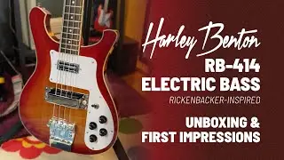 Harley Benton RB-414 Electric Bass (Rickenbacker-Inspired) Unboxing + First Impressions