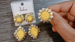 #DIY# Clay jewellery # Air dry clay earrings making for the first time#
