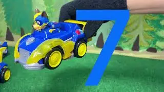 PAW PATROL Learning video how to Count from 1 to 10 with Chase the Police dog.
