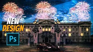 New Year's Fireworks In Photoshop! - Happy New Year 2021 #Photoshop
