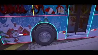 Movimentação de ônibus natalino