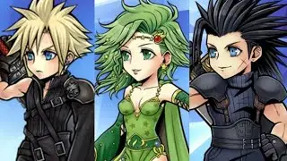 DFFOO Divine Leviathan! Zack Lufenia+ with Cloud, Rydia and Zack