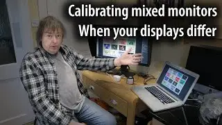 Calibrating mixed monitor types. How to use a hardware calibrated monitor with a 2nd basic monitor