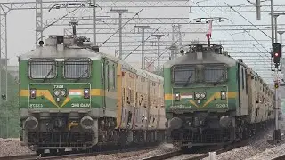 Goods And Super Fast  | Express Trains Videos | Indian Railways Trains | Double WAG 9HC NWR .