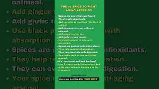 The #1 Spice to Fight Aging After 50 (Backed by Science!)
