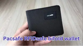 ￼Pacsafe RFIDsafe bifold wallet : กระเป๋าสตางค์ กระเป๋ากันขโมย