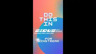 DO THIS TO WINSTREAK IN SIDUS HEROES #shorts