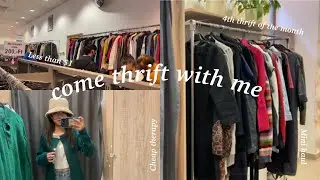 come thrift with me 🛍 | budapest thrifting, cheapest clothes ever bought, little haul