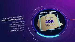 Tronthunder.io 1 year journey ❤️❤️❤️🔥🔥🔥⭐️⭐️⭐️