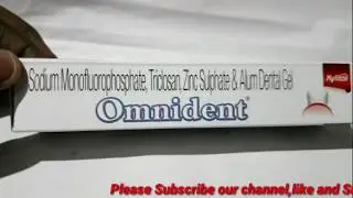 Omnident paste full review in tamil,best toothpaste in tamil //Medicine Health