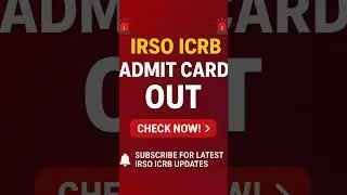 ISRO ICRB ADMIT CARD 2025 #admitcardout#admitcard#admitcardupdate#isro#isrojobs#isrojob #jobupdates