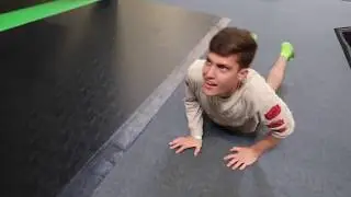 first time at a trampoline park