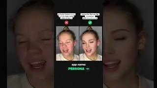 Persona 💚 Better than FaceTune! #hairandmakeup #beautyhacks #style #persona