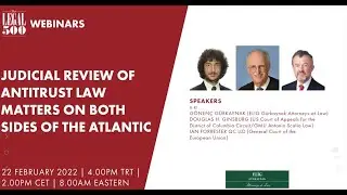 Forrester, Ginsburg and G&uuml;rkaynak on Judicial Review of Antitrust at Both Sides of the Atlantic