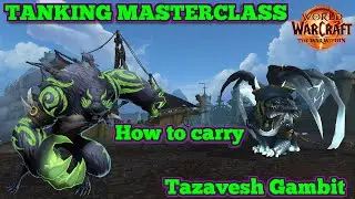 Tazavesh Gambit Live Tanking Guide. Guardian druid carries a +15 gambit. Dungeon Walkthrough