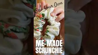 Fastest, Neatest DIY Scrunchie #diyscrunchie #burritomethod #handmadescrunchie #sewingprojects