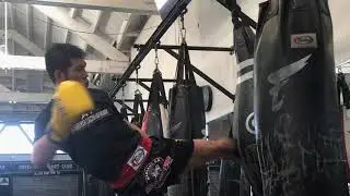 Naruepol Fairtex gets ready for T-7