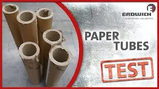 SHREDDING TEST | Paper tubes | Erdwich Zerkleinerungs-Systeme GmbH