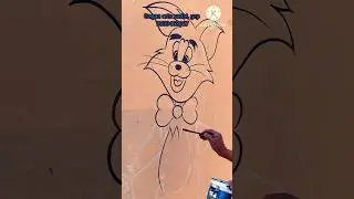 Tom and Jerry drawing sketch step by step 🪜🤔 #sketch #youtubeshorts #shorts #drawing