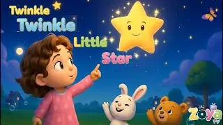 Twinkle Twinkle Little Star | Bedtime Lullaby for Children | Zoya TV Kids Songs & Nursery Rhymes