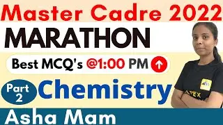 Chemistry MCQ Questions | Master Cadre Chemistry Preparation | Chemistry Master Cadre Preparation