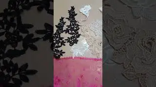 Rabi center Elegent lace patches#sarastylingvlogs #rabicenter #lace #patches