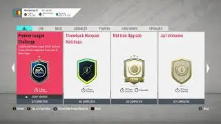 Premier League Challenge SBC FIFA 20