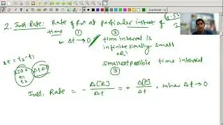 Chemical Kinetics- Average Rate, Instantaneous Rate, Initial Rate