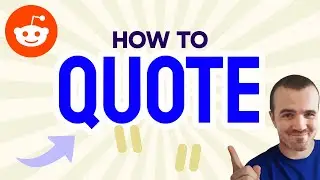 How to QUOTE Another User on Reddit (Step by Step)