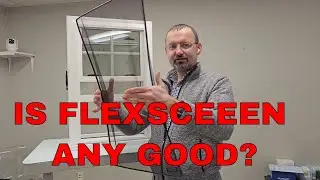 FlexScreen In a Double Hung Window