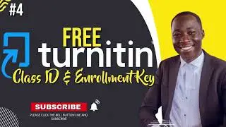 Turnitin Class ID & Enrollment key free | Non repository | 100% Working!!!