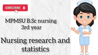 MPMSU paper B.Sc nursing 3rd year Nursing research and statistics
