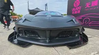 Modified Ferrari 458 Spider Sports Car Walkaround - Exterior and Interior