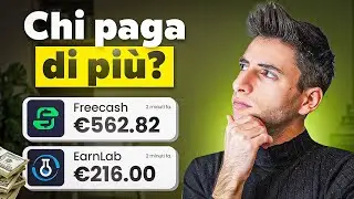 I TRIED to MAKE MONEY in 8 HOURS using FREECASH and EARNLAB - Which one makes more money?
