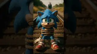 SAVE ME PLEASE! 🔪 Help Sonic Escape Before the Train! #shorts