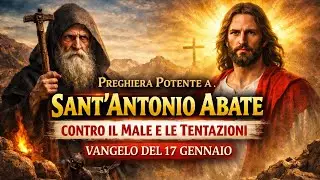 Preghiera Potente a Sant’Antonio Abate contro il Male e le Tentazioni, vangelo del 17 gennaio.