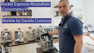 Rocket  Mozzafiato Cronometro  Typ-V Zweikreiser Espressomaschine Vibrationspumpe in Test bei Davide