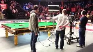 Masters Snooker. Alexandra Palace. Pre match.