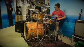 Mötley Crüe Shout at the Devil Drum Cover 11 years old drummer