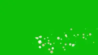 Cool flower green screen effect