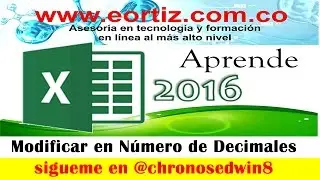 2 maneras fáciles  y rápidas de modificar el número de decimales en una celda