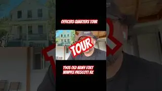 Is it haunted?? Officers quarters walkthrough built in 1905 fort whipple Prescott Az