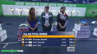 ISSF 10m Air Pistol Women Final World Cup  New Delhi (IND) - 2019