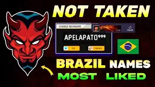 Top 100 Freestyle Brazilian Names | Brazilian free fire names | Free Fire Nicknames